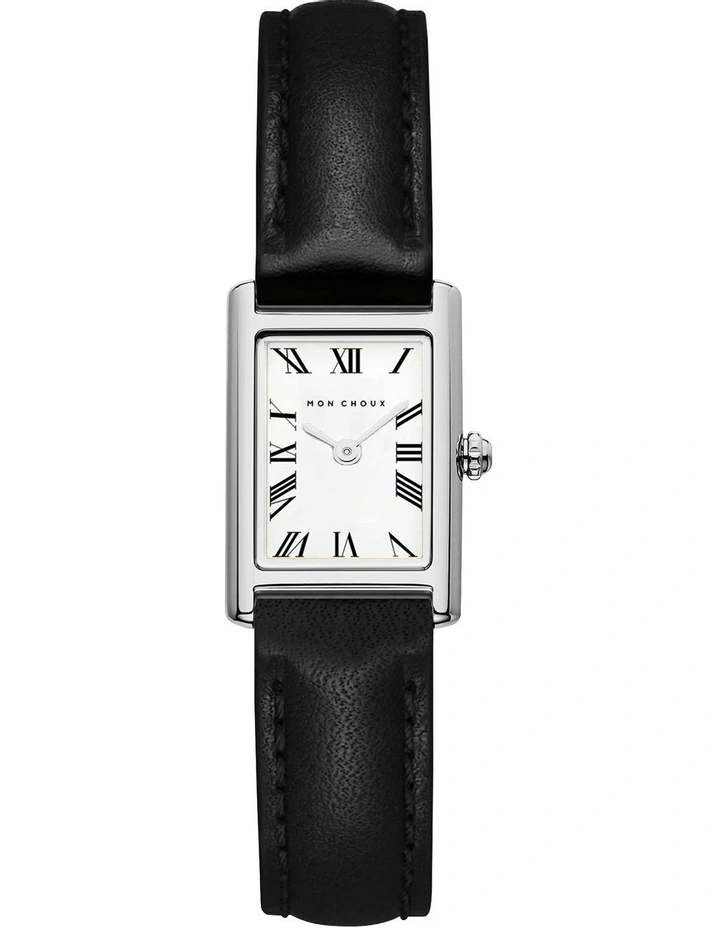 Rendezvous Stainless Steel Rectangle Watch 28mm in Silver image 1