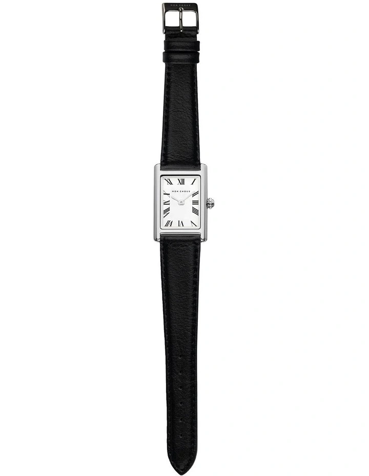 Rendezvous Stainless Steel Rectangle Watch 28mm in Silver image 2