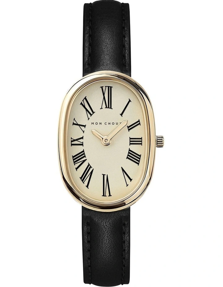 Fleur Oval Watch 23mm in Gold image 1
