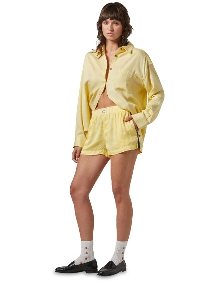 Silky Boxer Short in Panna Cotta image 4