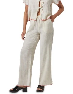 Wandering Hudson Lounge Pant in Off White