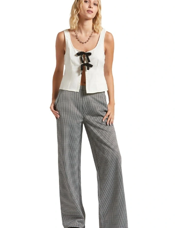 Magnolia Tie Top in Off White image 4