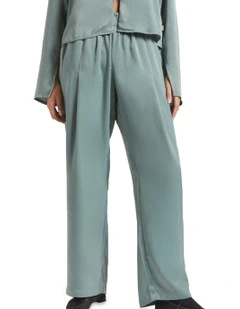 Soho Silky Pant in Blue Green Shine