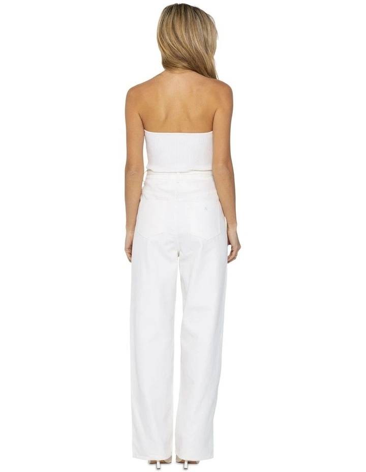 Denim Jeans White image 2