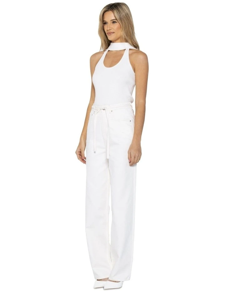 Denim Jeans White image 3