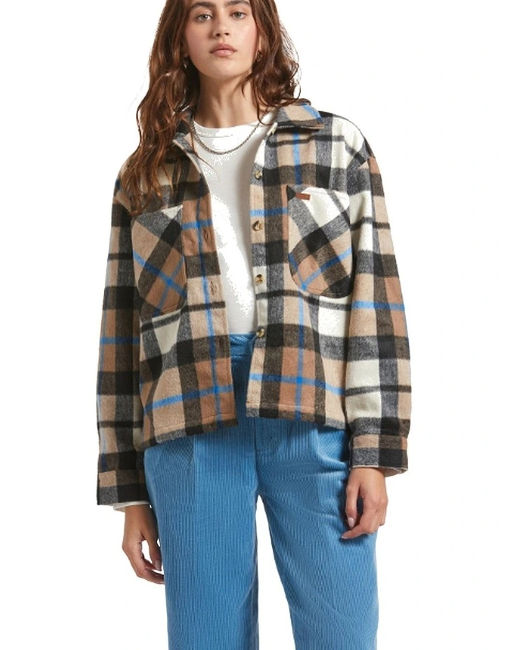 Bowery With Soft Brushed Flannel in Washed Black/Sand image 1