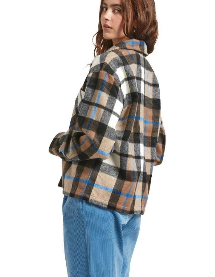 Bowery With Soft Brushed Flannel in Washed Black/Sand image 2