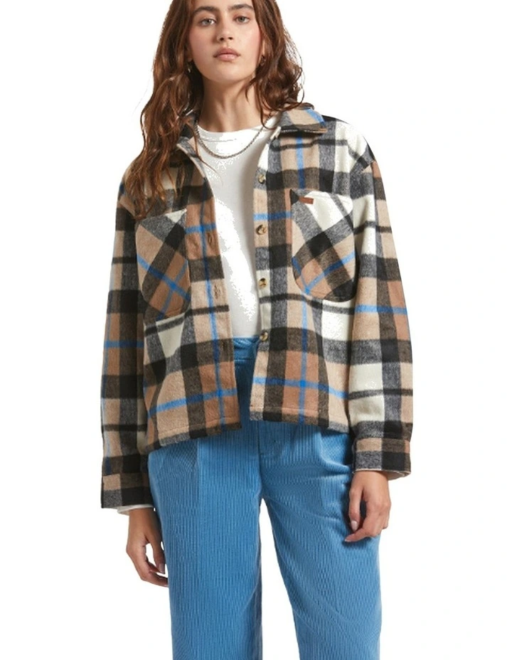 Bowery With Soft Brushed Flannel in Washed Black/Sand image 3