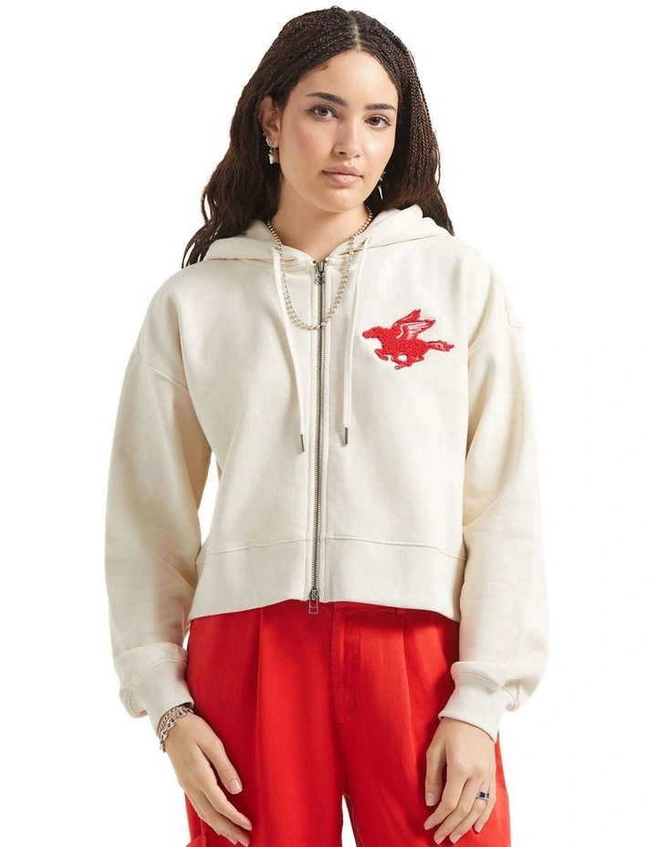 Pegasus Zip Hood in Whitecap image 1