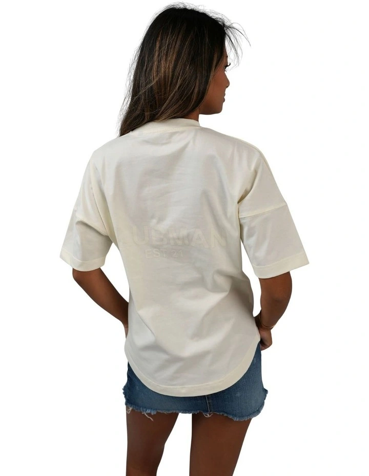 Crush Tee in Bone image 2