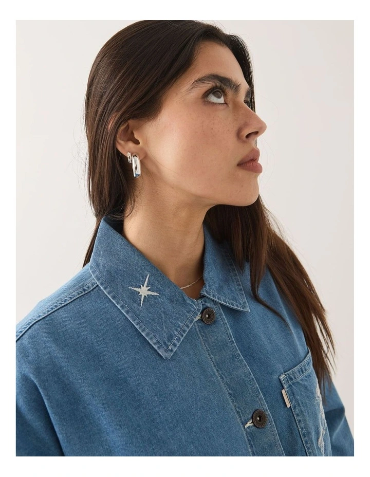 Barn Jacket in Light Stone Wash image 3