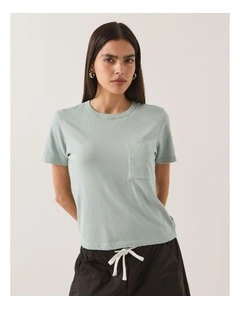 CAREFREE ORGANIC GD PERFECT TEE SEA GRASS