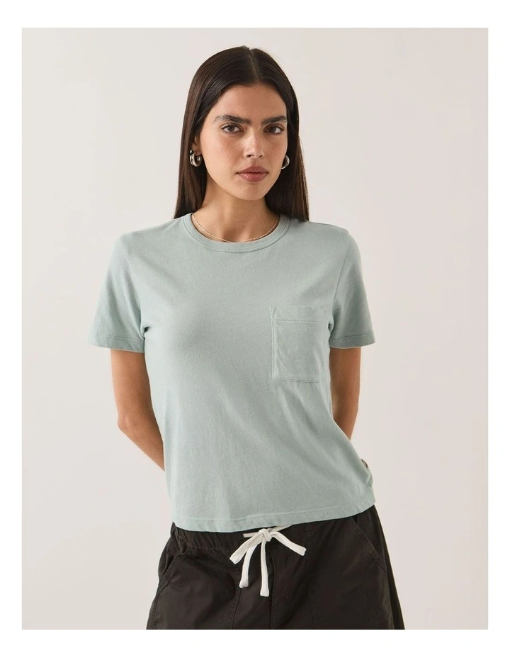 CAREFREE ORGANIC GD PERFECT TEE SEA GRASS image 1