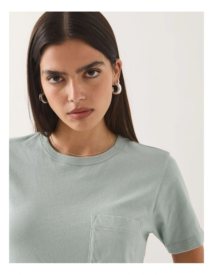 CAREFREE ORGANIC GD PERFECT TEE SEA GRASS image 4