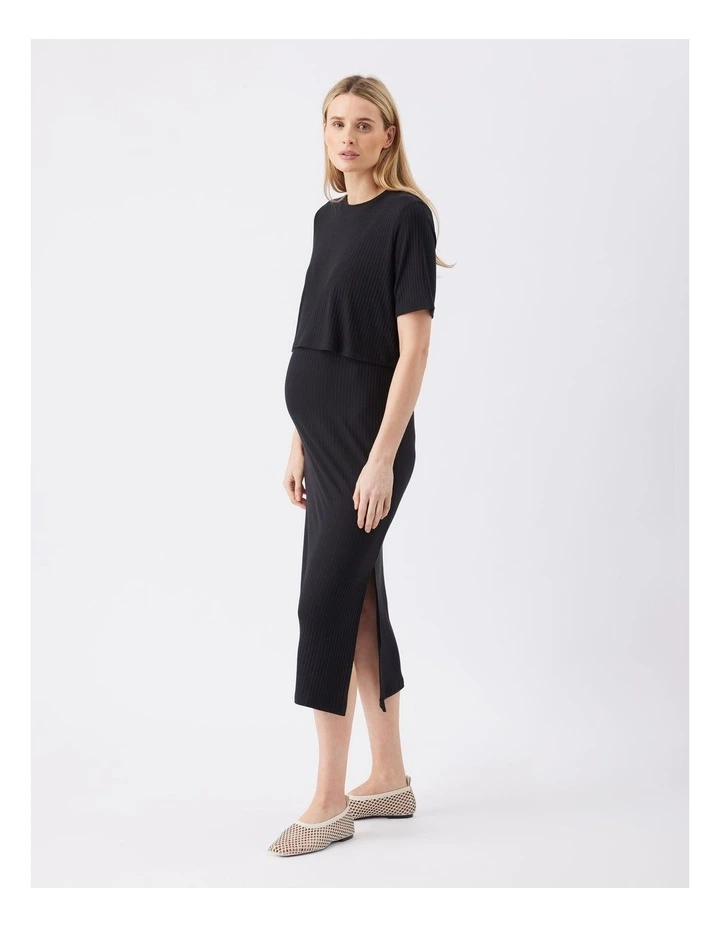 Ivy Rib Nursing Dress image 3