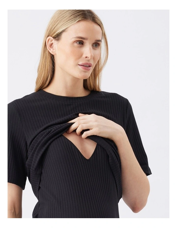 Ivy Rib Nursing Dress image 4