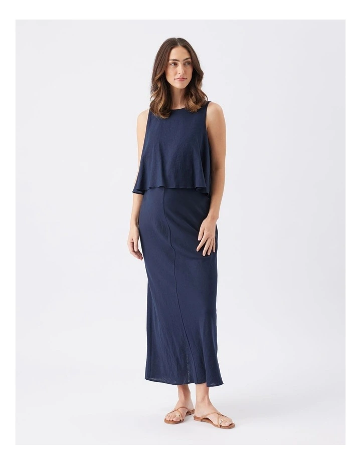 Lena Linen Nursing Dress image 1