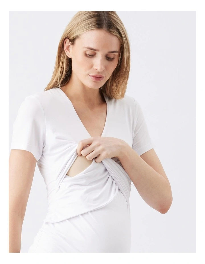 Luxe Knit Embrace Nursing Tee image 6