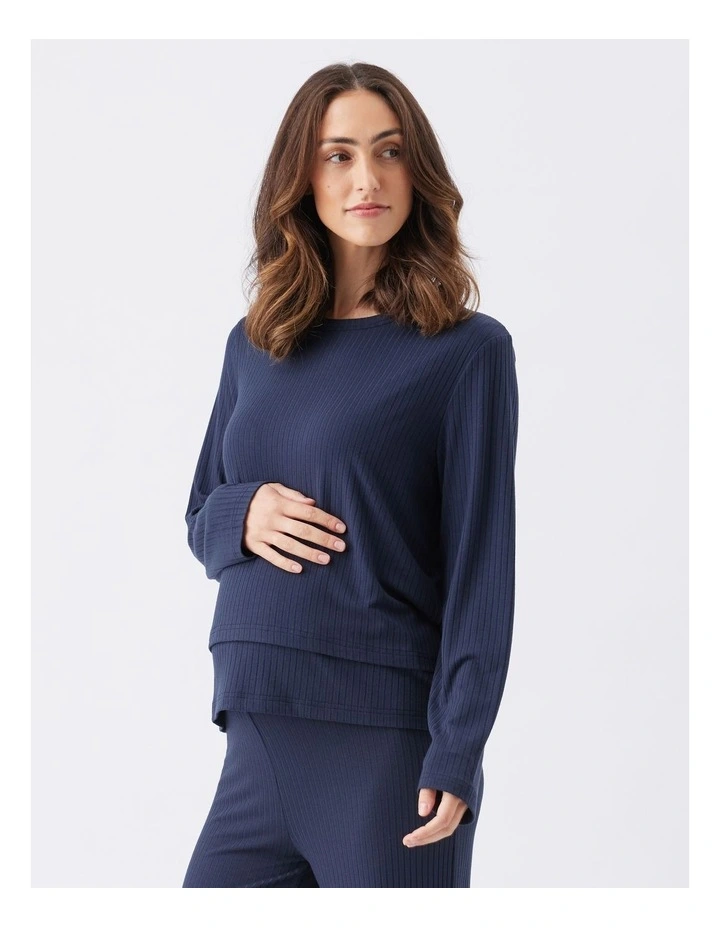 Mike Rib Nursing L/Sleeve Top image 3