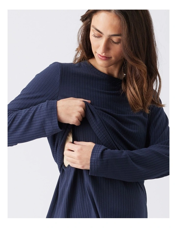Mike Rib Nursing L/Sleeve Top image 4