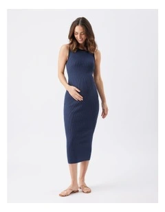 Noa Rib Knit Nursing Dress