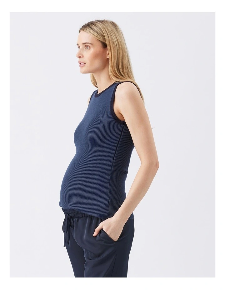 Zoe Rib Knit Nursing Tank image 3