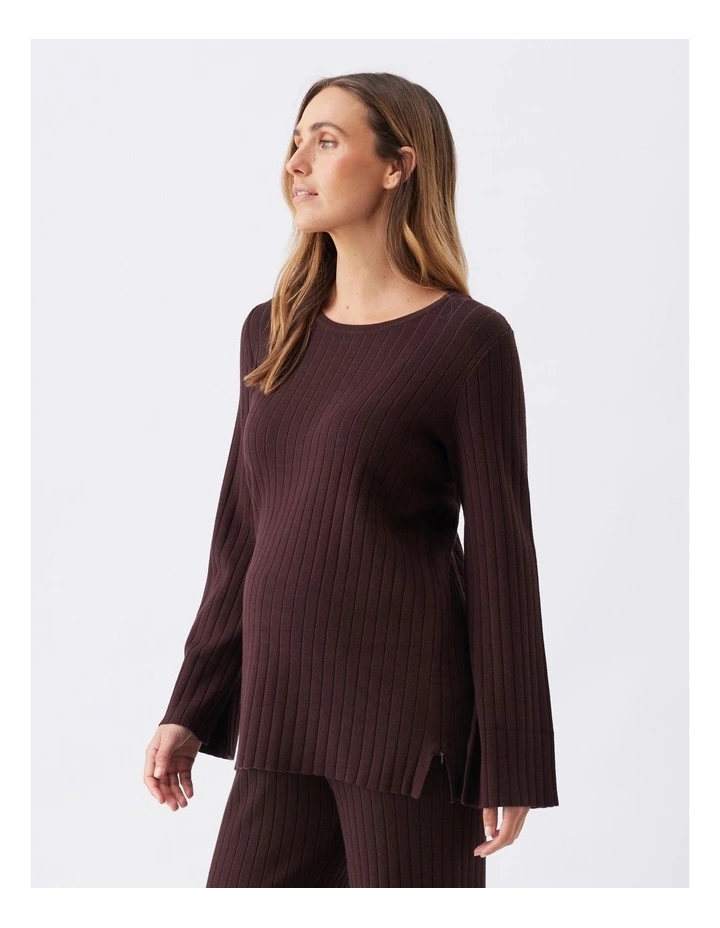 Dallas Rib Knit Nursing Top image 4