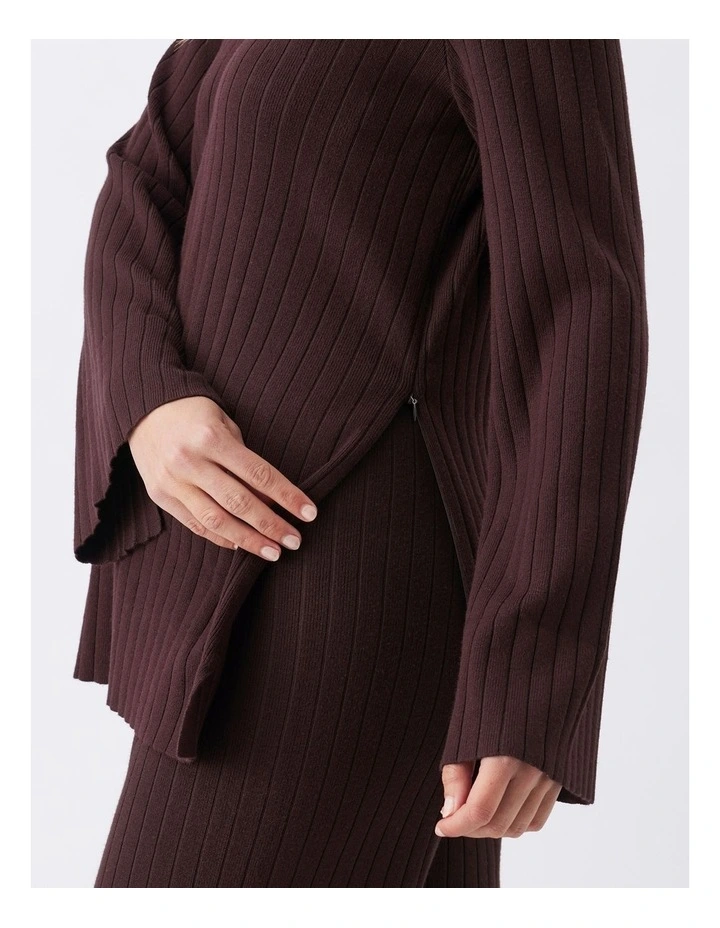 Dallas Rib Knit Nursing Top image 5