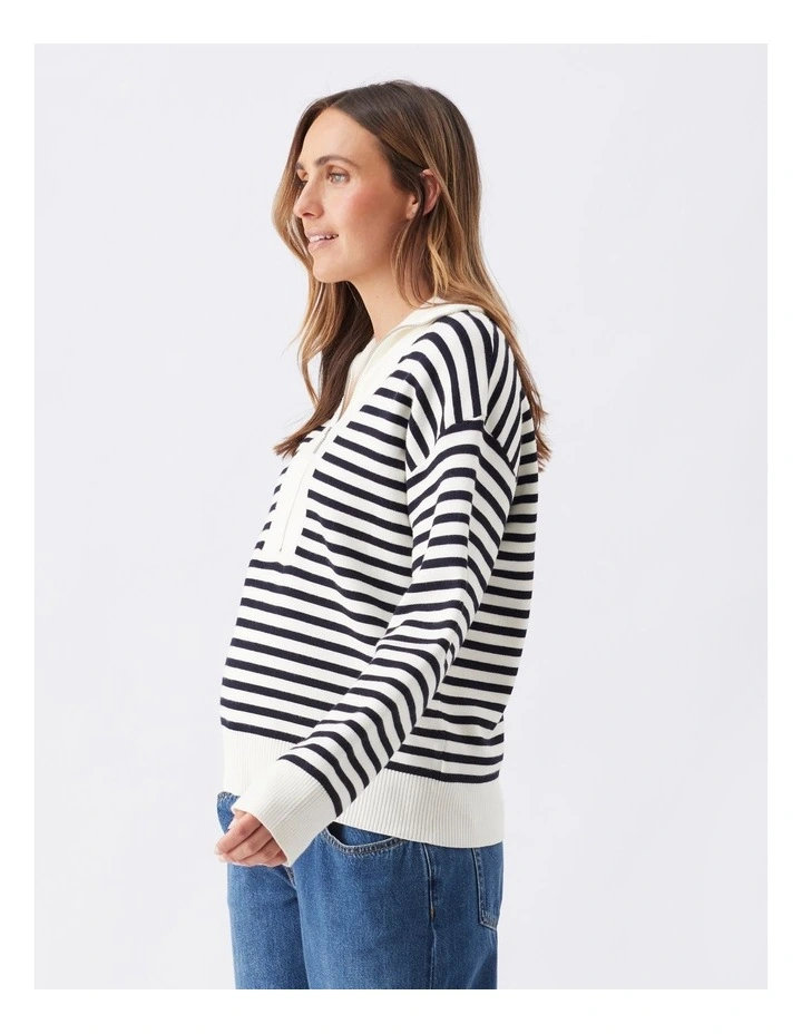 Fable Nursing Knit in White image 2