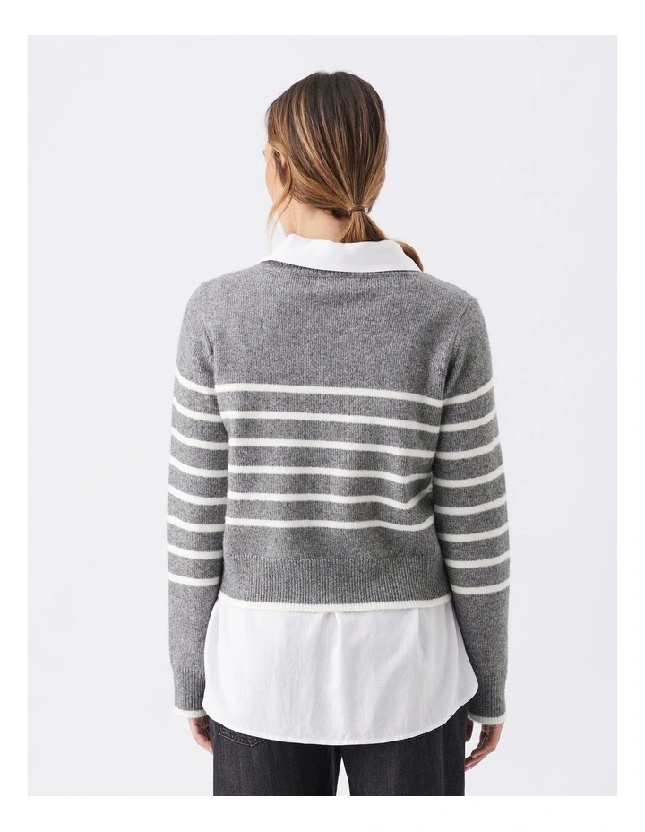 Montana Knit Jumper in Grey image 2