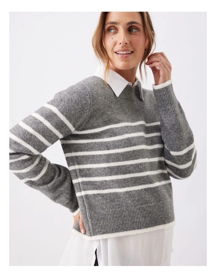 Montana Knit Jumper in Grey image 5