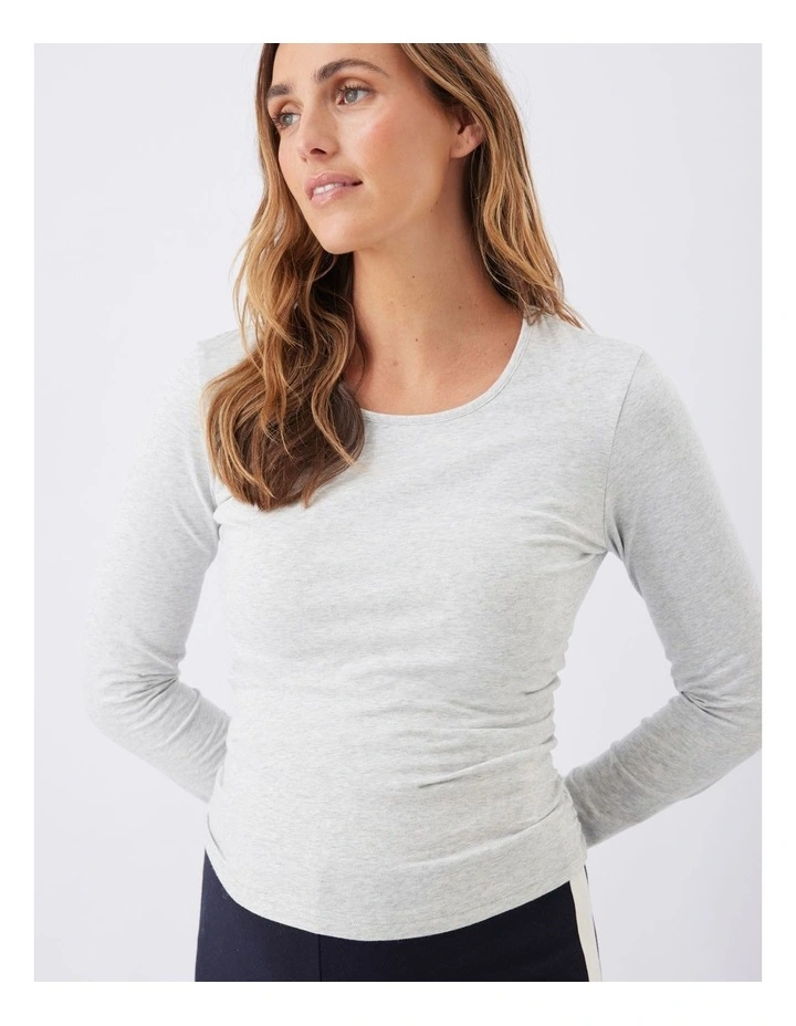 Organic Cotton Ruched Top image 1