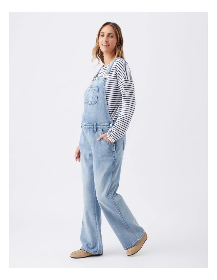 Parker Denim Overall in Blue image 3