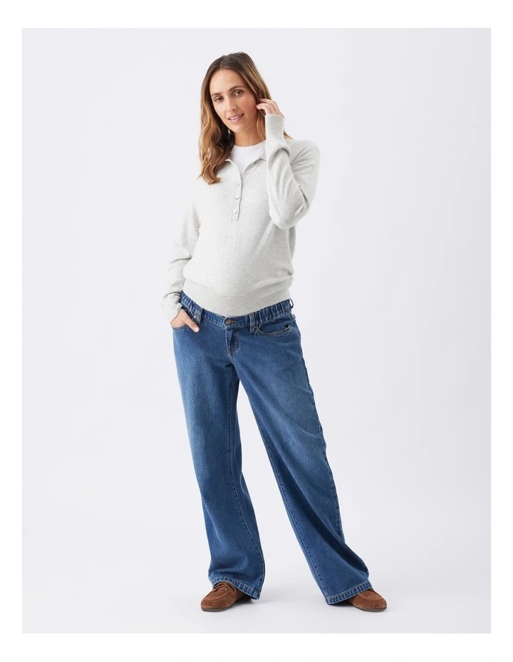 Piper Polo Nursing Knit image 4