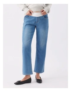 Teddy Straight Jeans in Blue