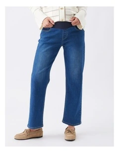 Teddy Straight Jeans in Blue