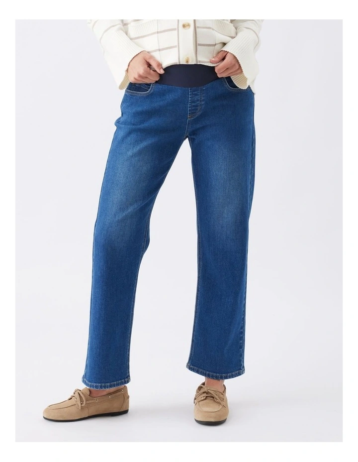 Teddy Straight Jeans in Blue image 1