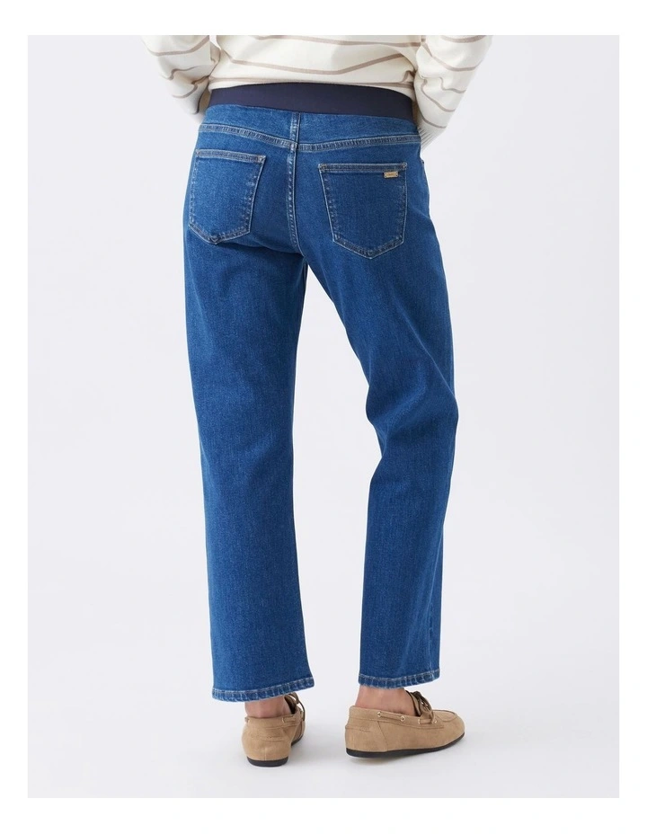 Teddy Straight Jeans in Blue image 2