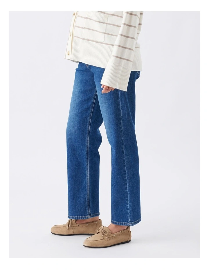 Teddy Straight Jeans in Blue image 3