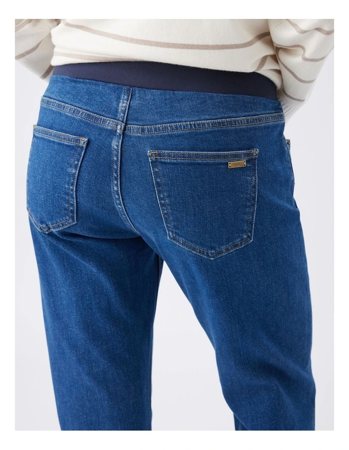 Teddy Straight Jeans in Blue image 4