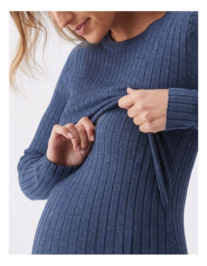 Eden Knit Nursing Dress image 4