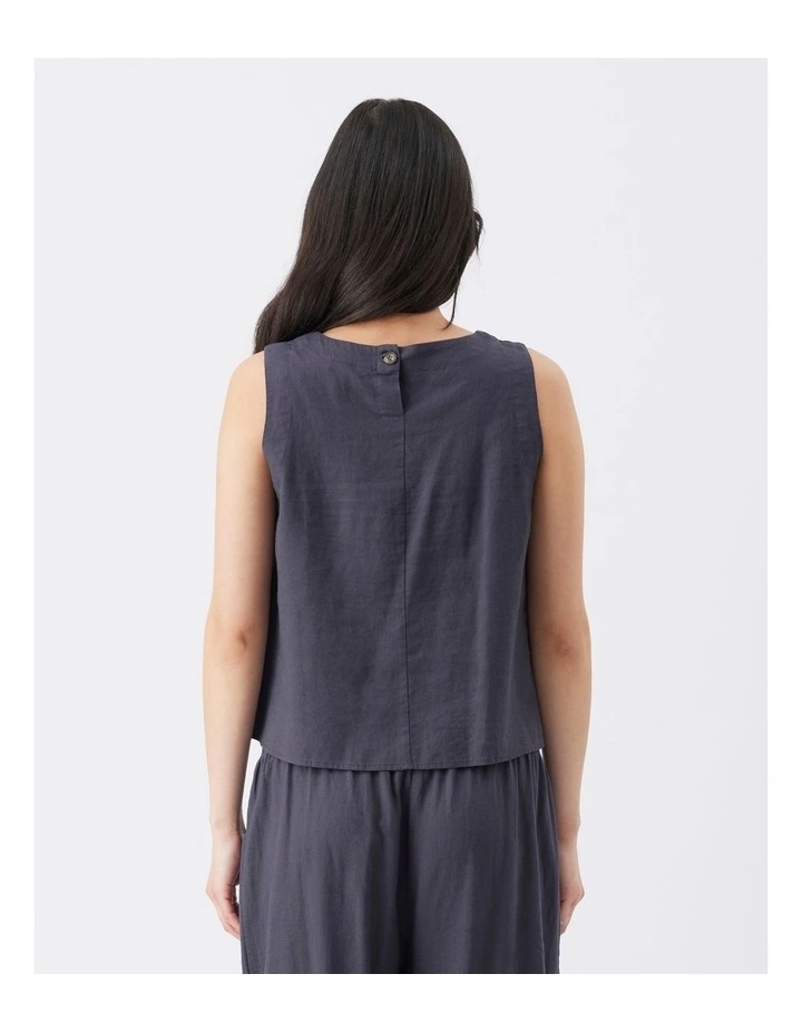 Gillian Linen Nursing Top image 2