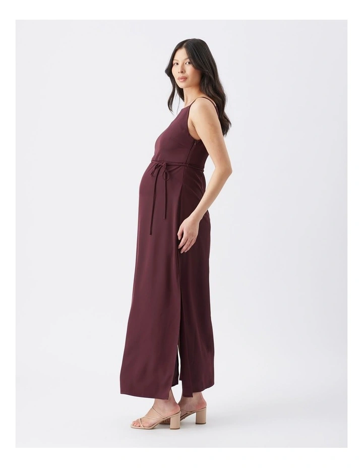 Lauren Satin Nursing Dress image 3