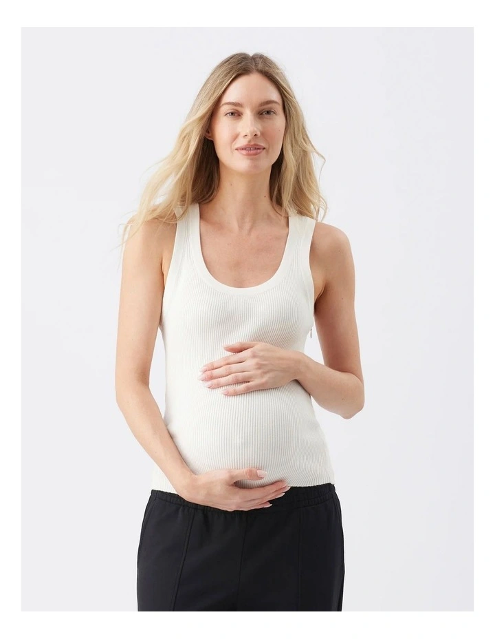 Monique Knit Nursing Tank image 1
