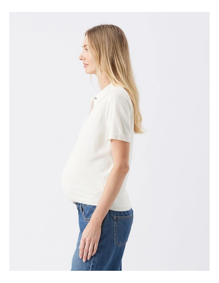 Naomi Polo Nursing Knit image 3