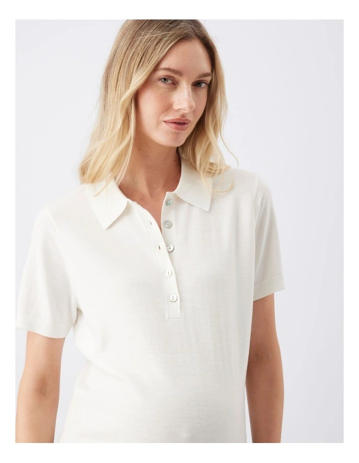 Naomi Polo Nursing Knit image 4