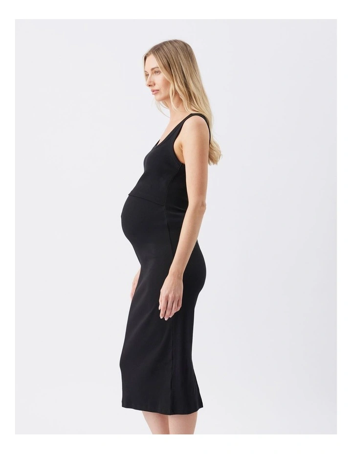 Nina Rib Nursing Dress image 3
