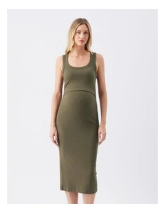 Nina Rib Nursing Dress