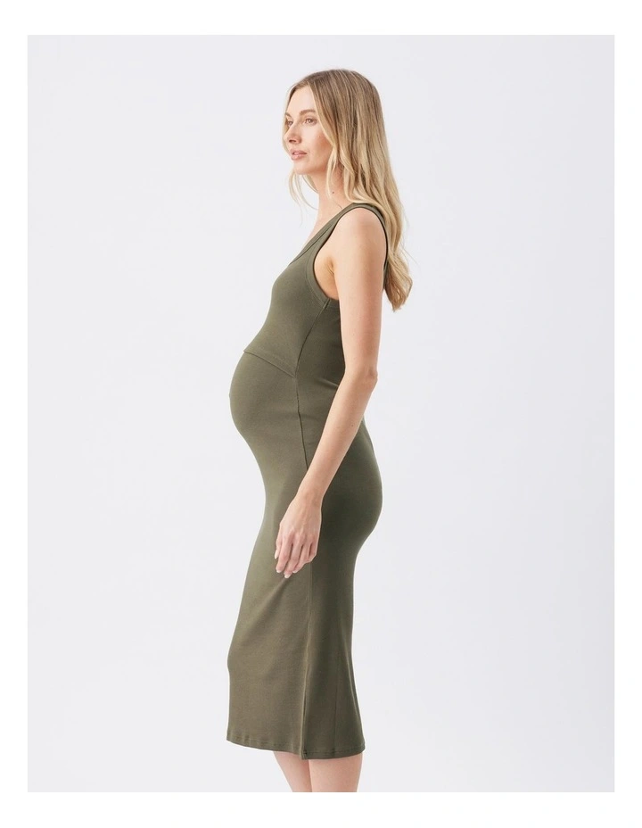 Nina Rib Nursing Dress image 3