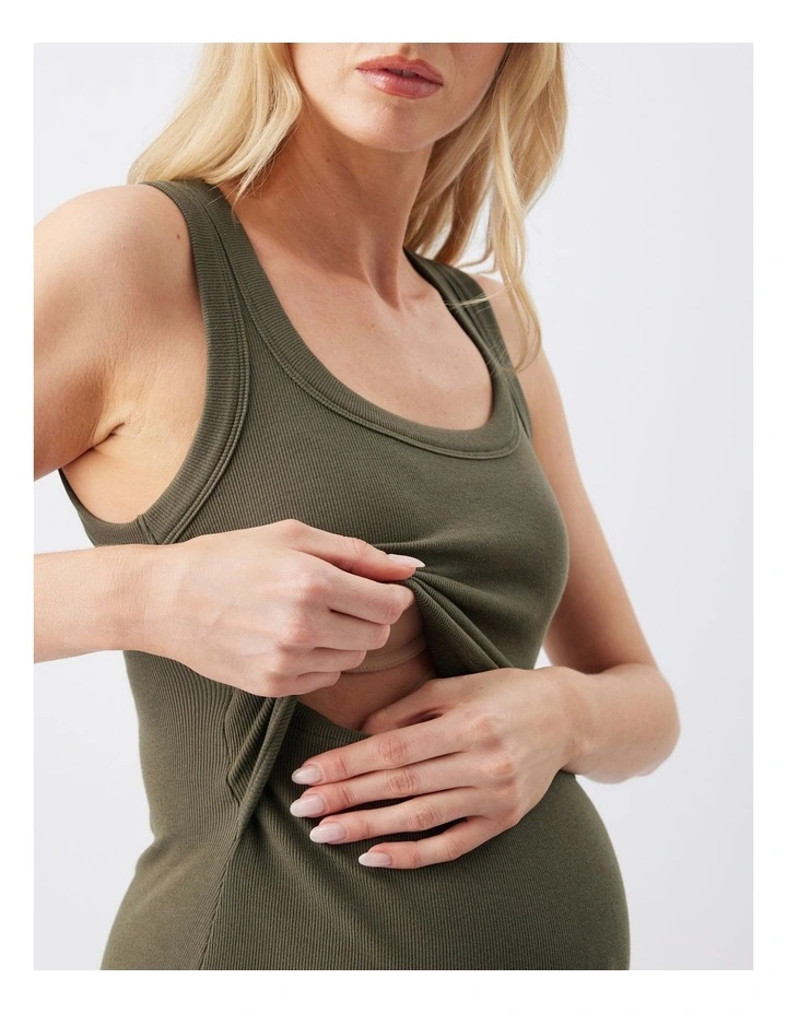 Nina Rib Nursing Dress image 4